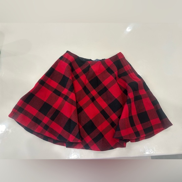Brand new! Girls size 14 Ralph Lauren plaid, red and black skirt